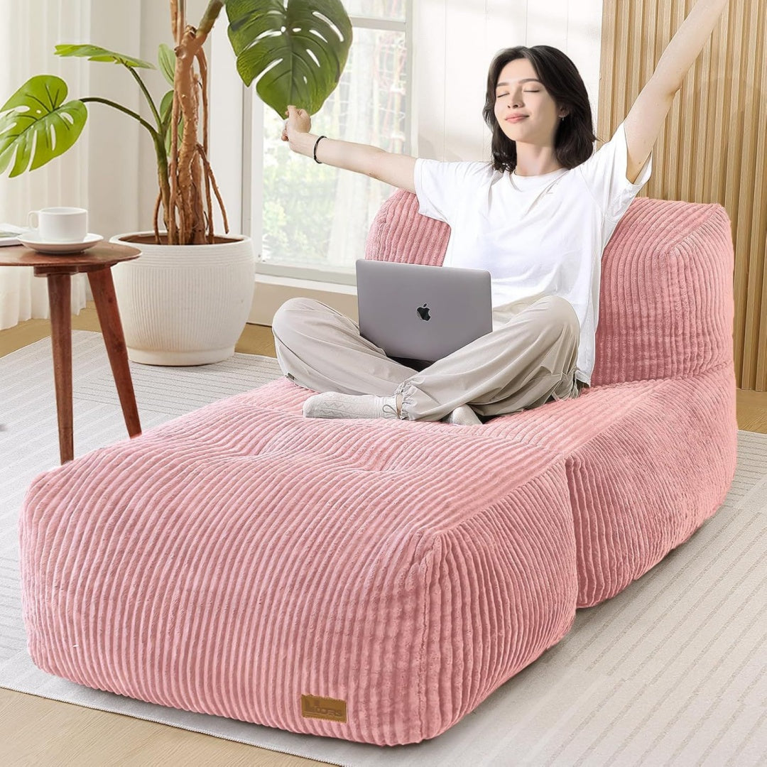Polstersofa mit Tueren mit LED Beleuchtung schwarz