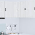 Aufbewahrungsschrank Wand-Eckschrank Lucca Holzwerkstoff moderner Kuchenbeistellschrank natur