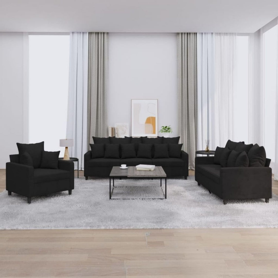 Polstersofa mit Armlehnen mit Metallgestell
