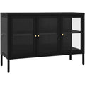 Schubladenschrank KOIECETA Sideboard Kommode Anrichte Schrank schwarz