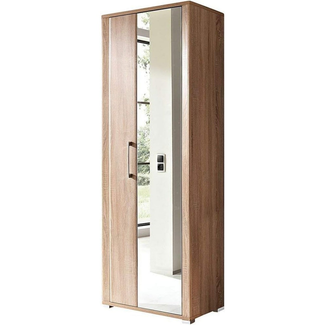 Aufbewahrungsschrank Garderobenschrank Sonoma Eiche Optik Moderner eiche