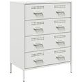 Aufbewahrungskommode Sideboard Stahl schwarz