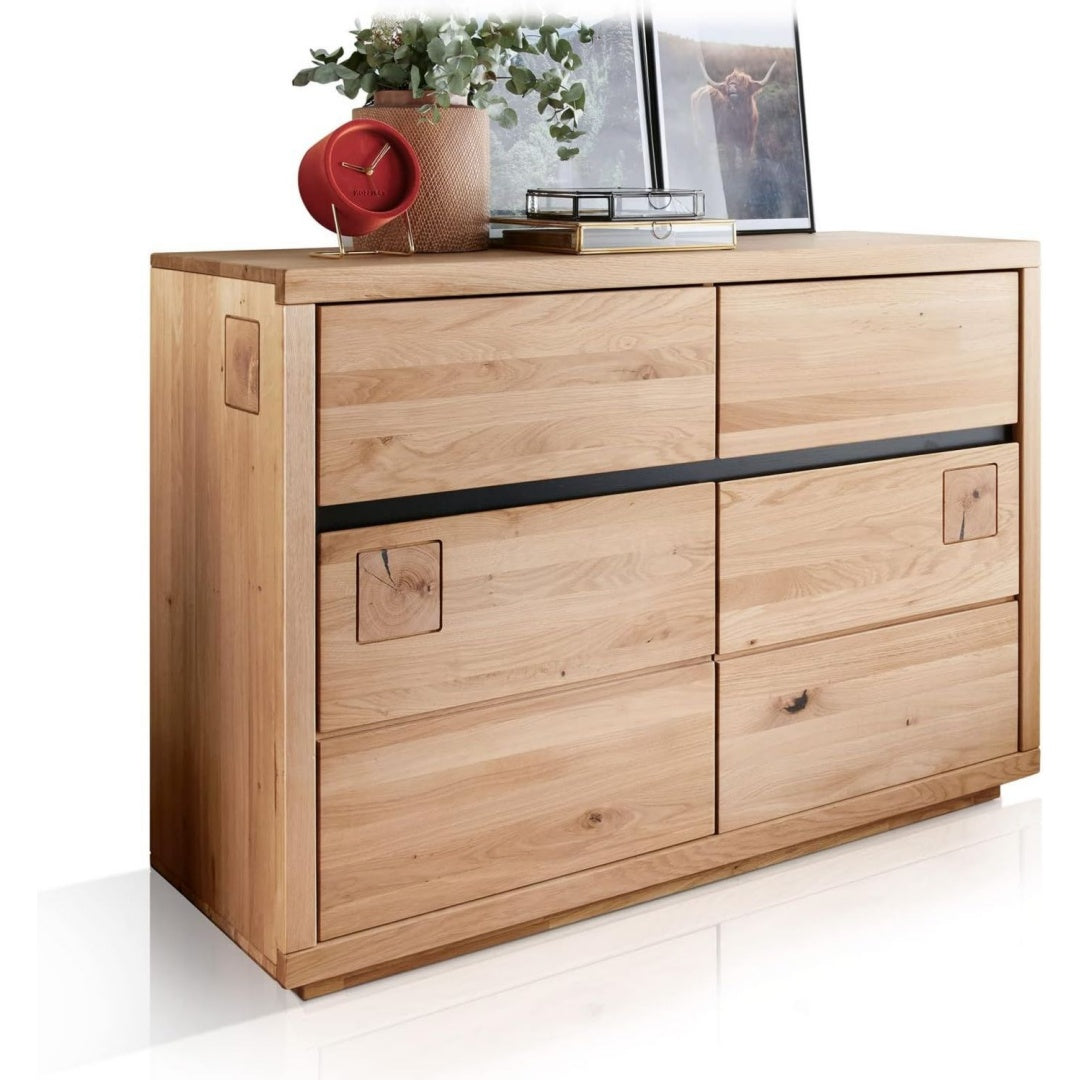 Aufbewahrungskommode moebel-eins Caldera Sideboard Material Massivholz, natur
